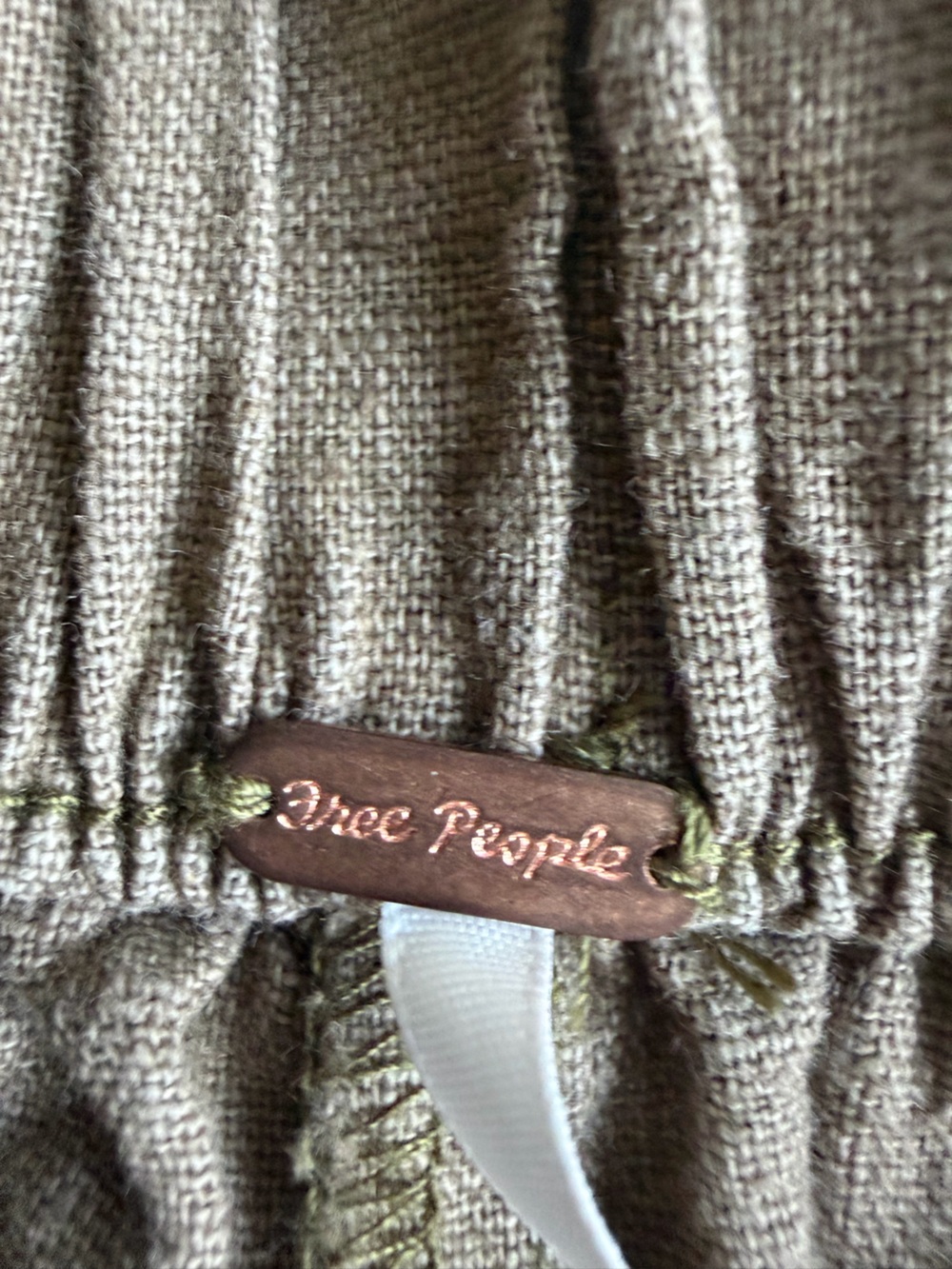 Free People women’s Linen Pull on pants - Picture 7 of 9